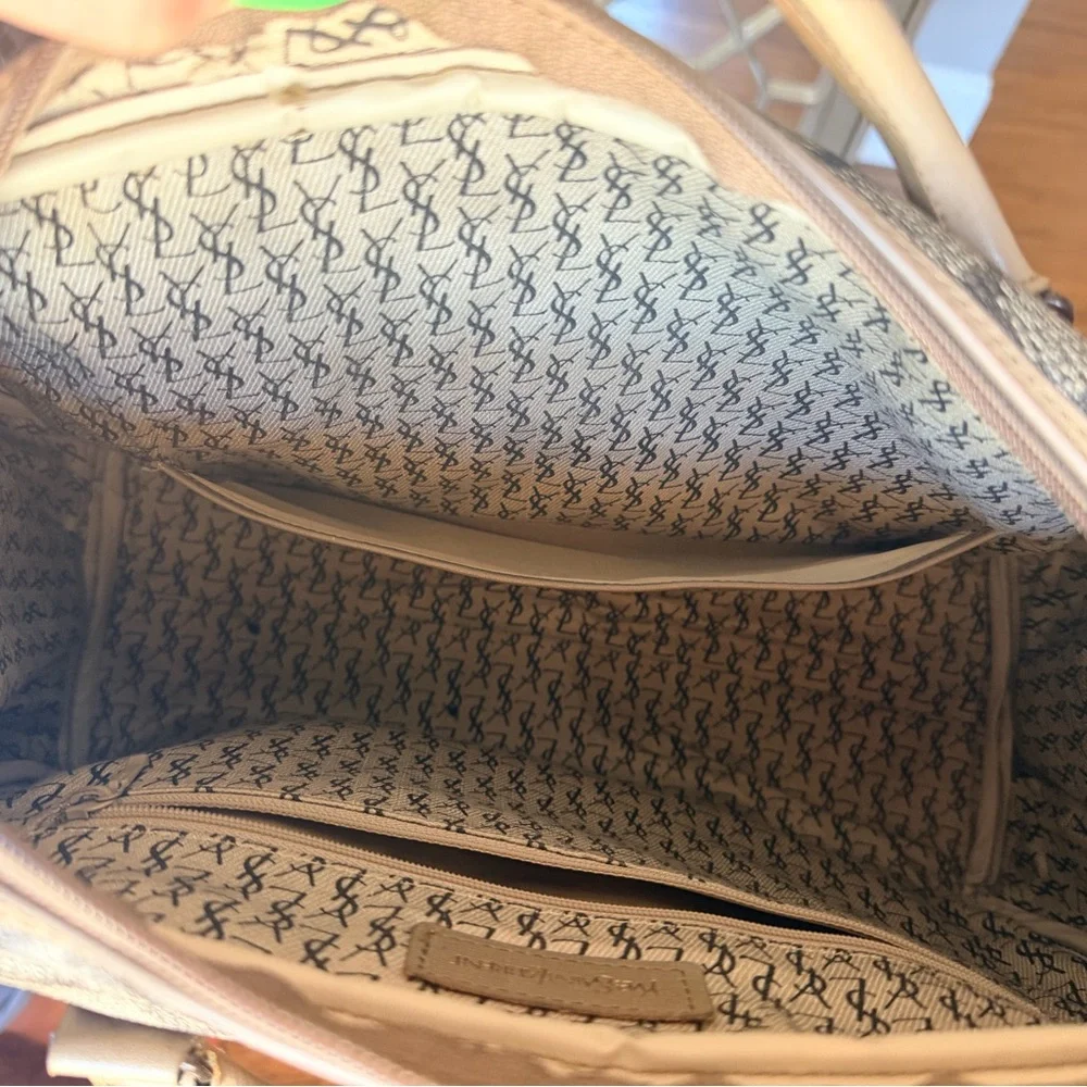 Vintage YSL Giraffe Leather Boston Bag - Picture 4 of 9